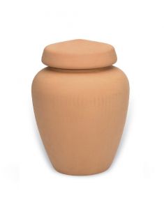 Urne Funéraire Simple en Céramique Terracotta 4 L